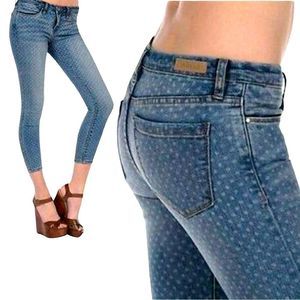 BLANK NYC Polkadot Skinny Jeans Size 27
